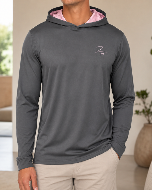 Charcoal Bloom Pullover