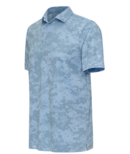 2Tone Performance Polo – Light Blue