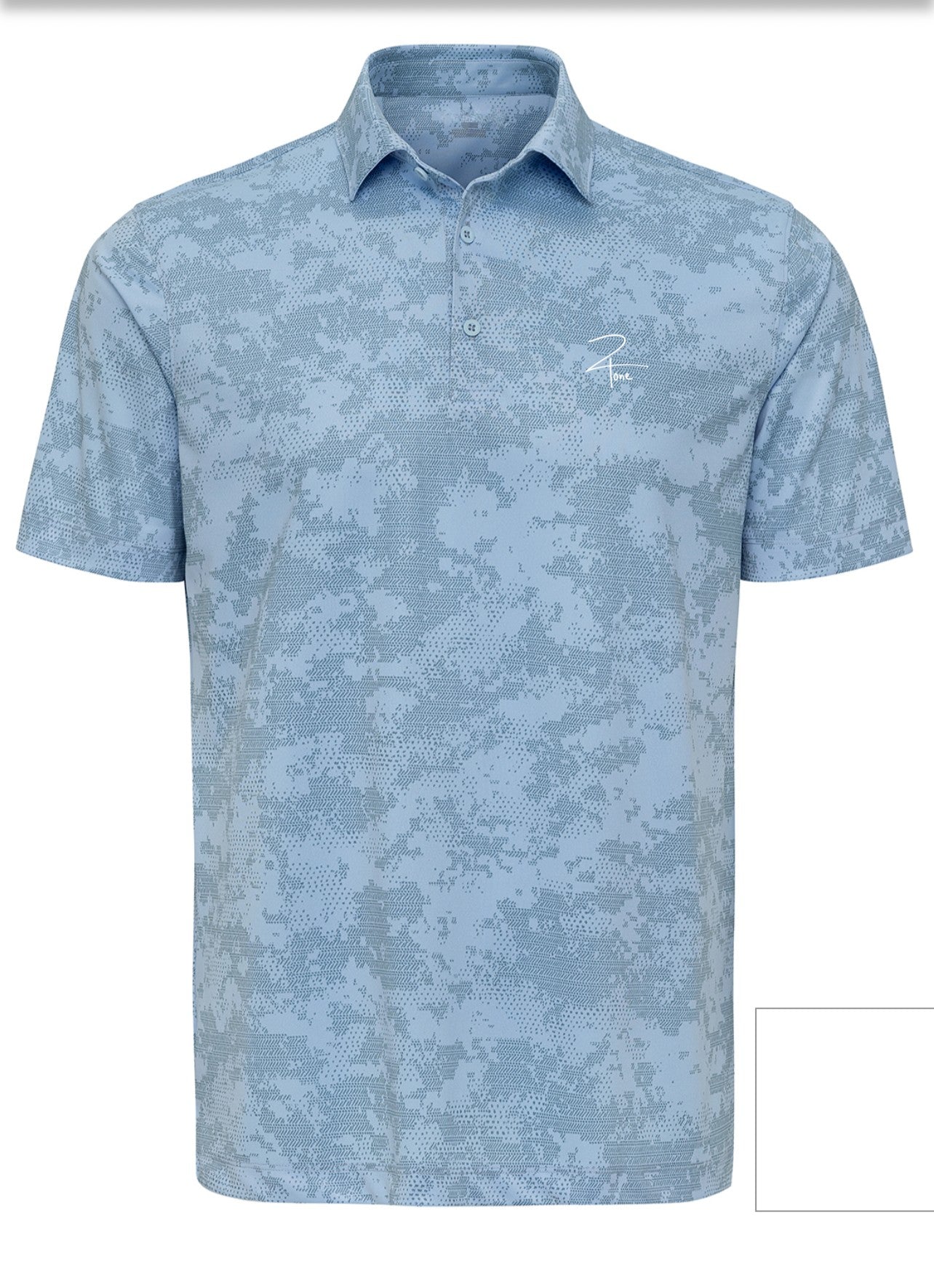 2Tone Performance Polo – Light Blue