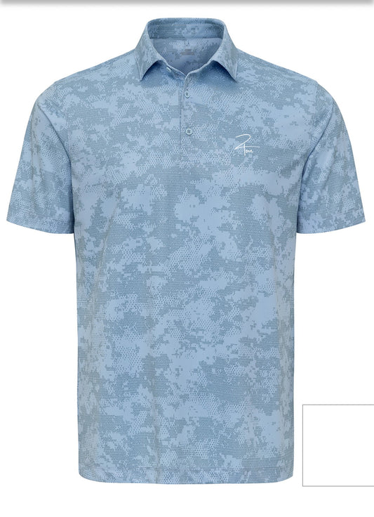 2Tone Performance Polo – Light Blue